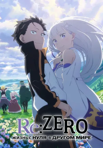 Постер 1 сезона Re:Zero. Жизнь с нуля в альтернативном мире