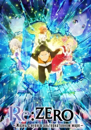 Постер 2 сезона Re:Zero. Жизнь с нуля в альтернативном мире